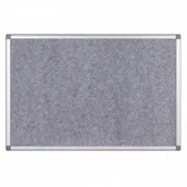 Tablice i flipcharty - B2B Partner Tablica tekstylna - szara 1800 x 1200 mm 5459-9 grey - miniaturka - grafika 1