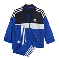 Odzież sportowa dziecięca - Dres Tiberio 3-Stripes Colorblock Shiny Kids - miniaturka - grafika 1