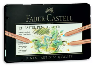 Faber-Castell Kredki pastelowe 12 kolorów 112112 - Kredki, ołówki, pastele i pisaki - miniaturka - grafika 2