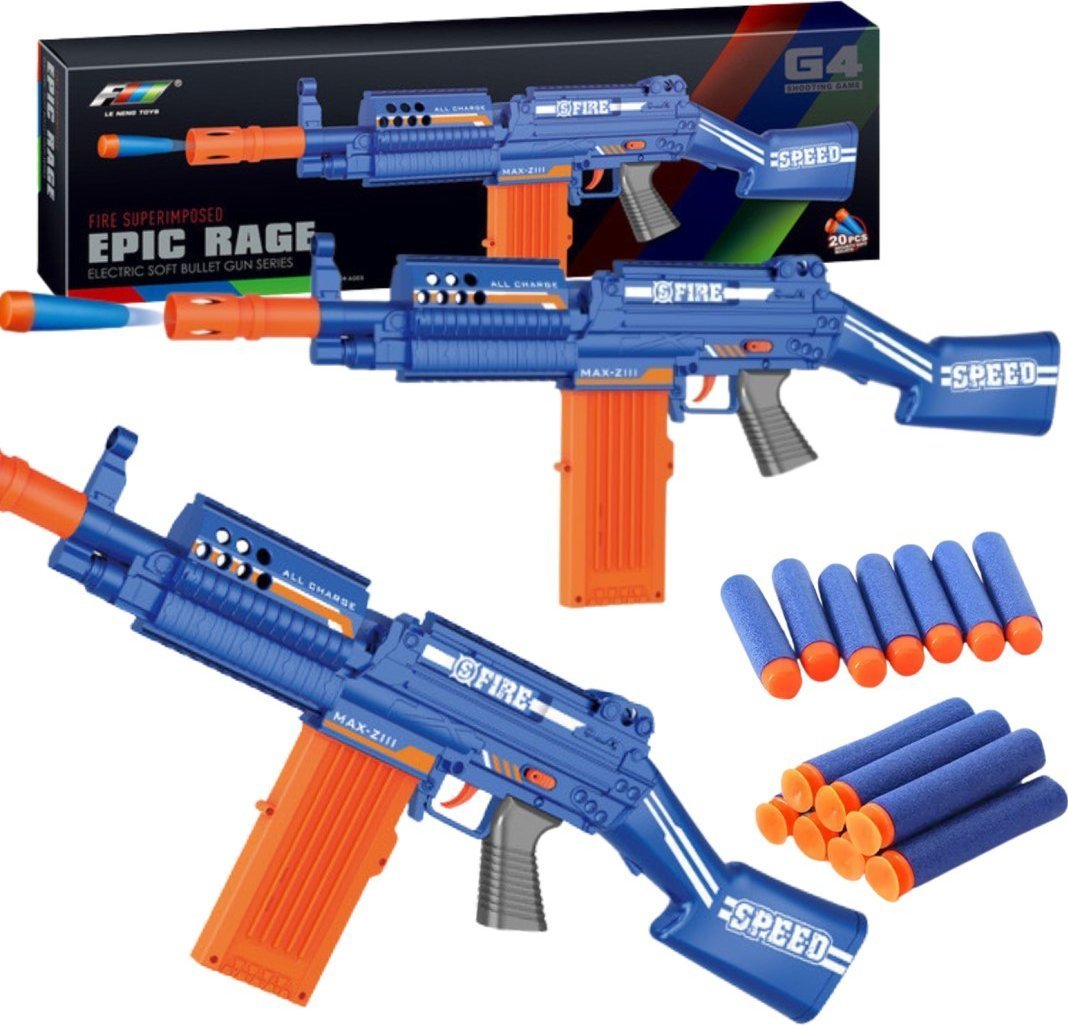 ProNice PISTOLET NA POCISKI PIANKOWE STRZAŁKI Z PRZYSSAWKĄ BROŃ ZABAWKA DLA DZIECI