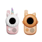 Zabawki interaktywne dla dzieci - The Zoofamily - Krótkofalówki dla dzieci Zoo Walkie Talkie - Fox - Unicorn - miniaturka - grafika 1