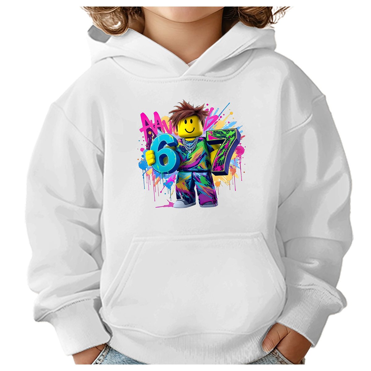 BLUZA DZIECIĘCA 67 SIX SEVEN VIRAL ROBLOX 104 CHŁOPIĘCA DZIEWCZĘCA