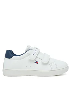Tommy Hilfiger Sneakersy Low Cut Velcro Sneaker T1X9-34062-1355 S Biały - Buty dla chłopców - miniaturka - grafika 1