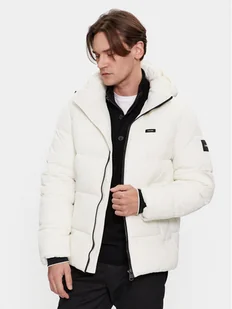 Calvin Klein Kurtka zimowa Crinkle K10K110336 Écru Regular Fit - Kurtki męskie - miniaturka - grafika 1