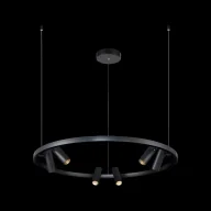 Lampy sufitowe - Żyrandol Satellite - kolor Czarny - MOD102PL-L42B - miniaturka - grafika 1