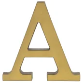 Akcesoria do drzwi - Litera plastikowa "A" złota 90 mm - miniaturka - grafika 1