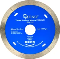 Tarcze do pił - Geko Tarcza do cięcia glazury 125mmx10x1.2mm PREMIUM 200 - miniaturka - grafika 1