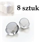 Zabezpieczenia dla dzieci - Silikonowa Nakładka Osłona Mebli Zabezpieczenie Narożników 8 Szt - miniaturka - grafika 1