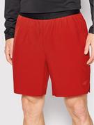 Spodnie sportowe męskie - 4F Szorty sportowe H4L22-SKMF015 Czerwony Regular Fit - miniaturka - grafika 1