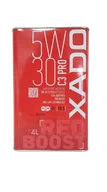 Oleje silnikowe - XADO RED BOOST C3 PRO 5W30 4L - miniaturka - grafika 1