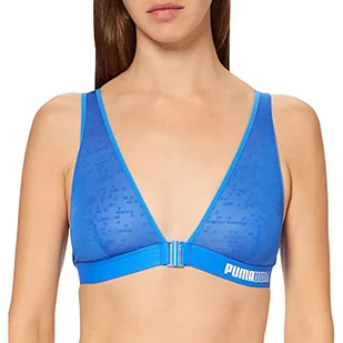 PUMA Damska bluzka z siateczki Triangle, niebieski, XS - Bluzki damskie - miniaturka - grafika 1