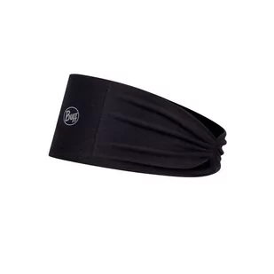 Opaska na głowę Buff Coolnet UV+ Tapered R-Solid Black - Czapki i chusty sportowe damskie - miniaturka - grafika 1