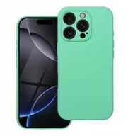 Etui i futerały do telefonów - Futerał SILICONE 2mm do IPHONE 16 Pro Max kompatybilny z MagSafe miętowy - miniaturka - grafika 1