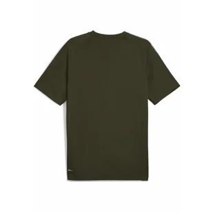 Męska koszulka Evostripe PUMA Dark Olive Green - Koszulki sportowe męskie - miniaturka - grafika 1