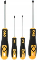 Śrubokręty - Zestaw 4 Śrubokrętów Wkrętaków 6" 3" CRV S2 - miniaturka - grafika 1