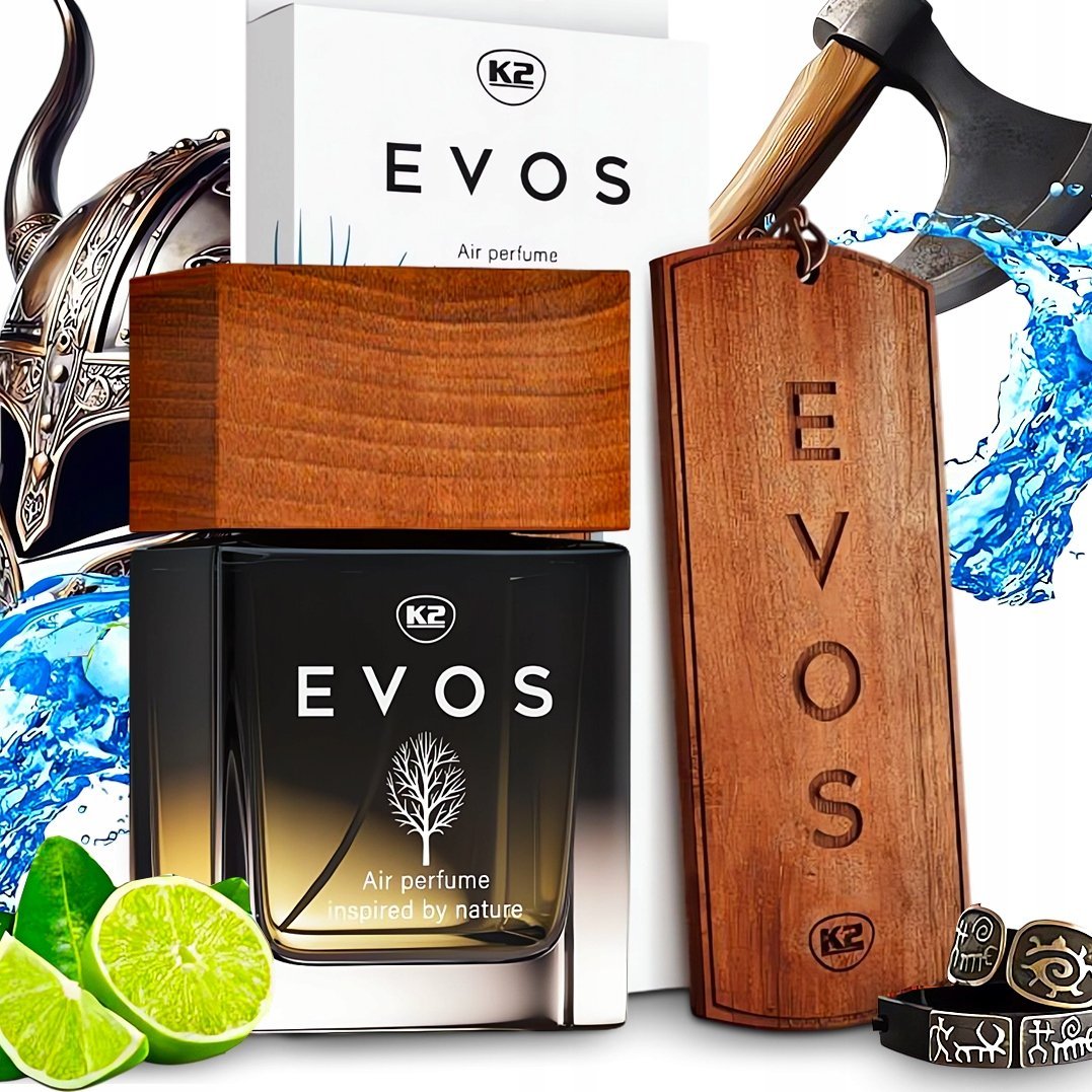 K2 EVOS VIKING ZAPACH ZAWIESZKA + PERFUMY DO SAMOCHODU AUTA SAMOCHODOWY