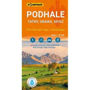 Mapa - Podhale, Tatry, Orawa, Spisz 1:50 000 - Atlasy i mapy - miniaturka - grafika 1