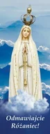 Ikony i obrazy sakralne - Baner na Różaniec "Królowo różańca świętego módl się .." 75x200cm - miniaturka - grafika 1