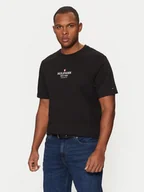 Koszulki męskie - Tommy Hilfiger T-Shirt MW0MW38980 Czarny Regular Fit - miniaturka - grafika 1