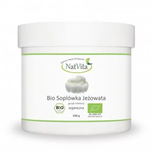 Natvita Soplówka Jeżowata Bio 100g - Suplementy naturalne - miniaturka - grafika 1
