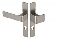 Klamki - Gałko-klamka Wala na szyldzie długim L-72 H6S36L/G5S50/S5S34G6 (rękojeść 36 mm, szyld 34 mm) powłoka inox, lewa - miniaturka - grafika 1