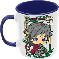 Kubki - Chibitomioka Kubek Ceramiczny Prezent Tasse Mug Anime Manga Japan Animation Demon Slayer Tanjiro Nezuko Kamado Zenitsu Inosuke Tomioka Gyuu Shinobu Kocho Akaza, Ciemnoniebieski 330 ml - miniaturka - grafika 1
