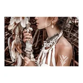 Obrazy i zdjęcia - Obraz Canvas Dreamcatcher Girl 85 x 113 cm - miniaturka - grafika 1