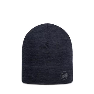Chusta wielofunkcyjna z wełny merynosów Buff Merino Lightweight Solid Night Blue - Czapki męskie - miniaturka - grafika 1