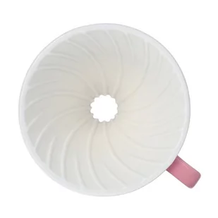 TIAMO Ceramiczny drip Tiamo z uchem V02 Żółty 4715660755448 - Zaparzacze i kawiarki - miniaturka - grafika 4