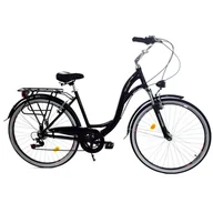 Rowery - Rower Dallas City Alu 28" 7spd - czarny - miniaturka - grafika 1