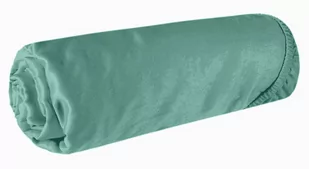 Eurofirany Wysokie prześcieradło satynowe z gumką miętowe 100x200+25cm - Prześcieradła - miniaturka - grafika 1