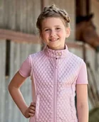 Kamizelki jeździeckie - Covalliero Kamizelka młodzieżowa COMBI SS 2023 - różowa - miniaturka - grafika 1