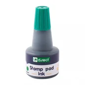 Artykuły biurowe - D.rect Tusz zielony 30 ml - miniaturka - grafika 1