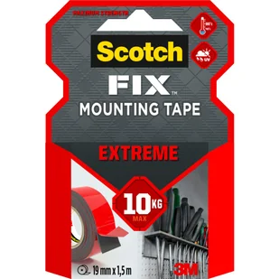 Scotch Taśma montażowa dwustronna 19mmx1,5m - Taśmy izolacyjne i naprawcze - miniaturka - grafika 1