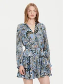 Sukienki - Guess Sukienka codzienna W5BK53 W2770 Niebieski Regular Fit - miniaturka - grafika 1