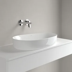 Villeroy & Boch Antao Umywalka nablatowa 65x40 cm bez przelewu z powłoką CeramicPlus weiss alpin 4A7465R1 - Umywalki - miniaturka - grafika 1