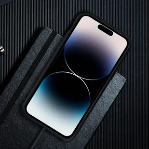 Nillkin Super Frosted Shield Pro Magnetic Case etui iPhone 14 Pro Max z MagSafe magnetyczne czarny - Etui i futerały do telefonów - miniaturka - grafika 18