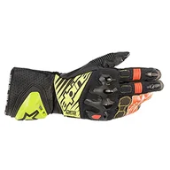 Rękawice motocyklowe - Alpinestars GP Tech V2 rękawice motocyklowe, czarne/żółte, M - miniaturka - grafika 1