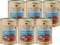 Mokra karma dla psów - Karma mokra dla psa Luger's On Special Occasion jagnięcina z ryżem brązowym zestaw 6 x 400 g - miniaturka - grafika 1