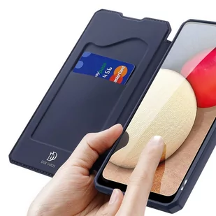 Dux Ducis Skin X kabura etui pokrowiec z klapką Samsung Galaxy A02s EU niebieski - Etui i futerały do telefonów - miniaturka - grafika 3