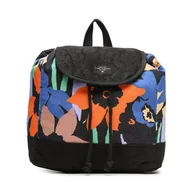 Plecaki - Plecak Roxy ERJBP04593 anthracite FLOWER JA - miniaturka - grafika 1