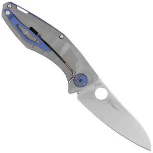 Nóż składany Spyderco Drunken Carbon Fiber / Titanium, Satin CPM S90V Plain by Dmitry Sinkevich (C235CFTIP) - Noże - miniaturka - grafika 3