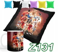 Gadżety dla niej i dla niego - ZESTAW KUBEK + POSZEWKA Z NADRUKIEM CRISTIANO RONALDO CR7 + IMIĘ - miniaturka - grafika 1