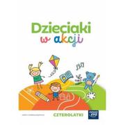 Edukacja przedszkolna - Dzieciaki w akcji 4-latki zestaw dla dziecka NE Anna Stalmach-Tkacz Karina Mucha - miniaturka - grafika 1