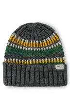 Czapki męskie - Barts Czapka męska - Travvis Beanie Mężczyźni Sztuczne włókno szary wzorzysty, ONE SIZE - miniaturka - grafika 1