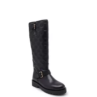 Kozaki damskie - TWINSET Skórzane oficerki - miniaturka - grafika 1