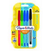 Długopisy - Paper Mate Długopis InkJoy 100 CAP 5 szt. - miniaturka - grafika 1