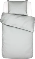 Pościel - Pościel Minte 135 x 200 cm szara z poszewką na poduszkę 80 x 80 cm - miniaturka - grafika 1