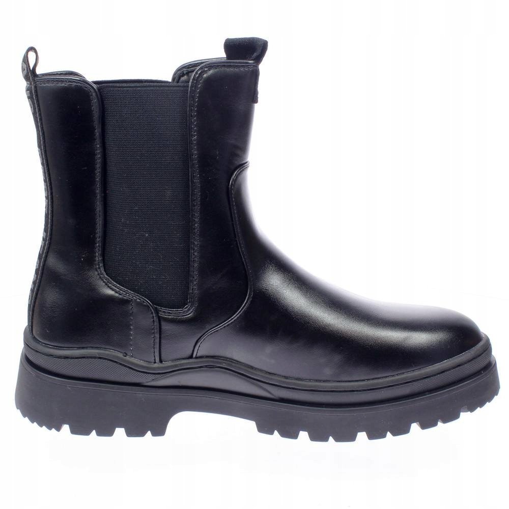 PEPE JEANS CZARNE SZTYBLETY MĘSKIE WSUWANE 45 AWE