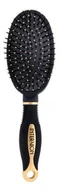 Szczotki i grzebienie do włosów - INTER-VION Szczotka Do Włosów Pneumatyczna Classic Czarno-Złota - miniaturka - grafika 1